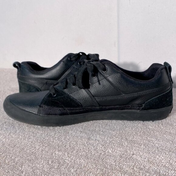 Sketchers Black Romelo Lace Up Sneakers 9 - Picture 6 of 10